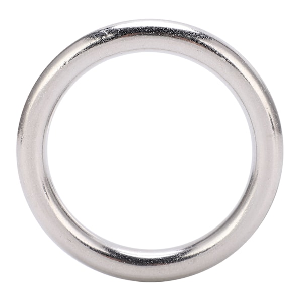 Svejses O-ring Rustfrit Stål Svejses Rund Ring til Navigationsdykning Hængekøjer og Tasker 10x60 mm