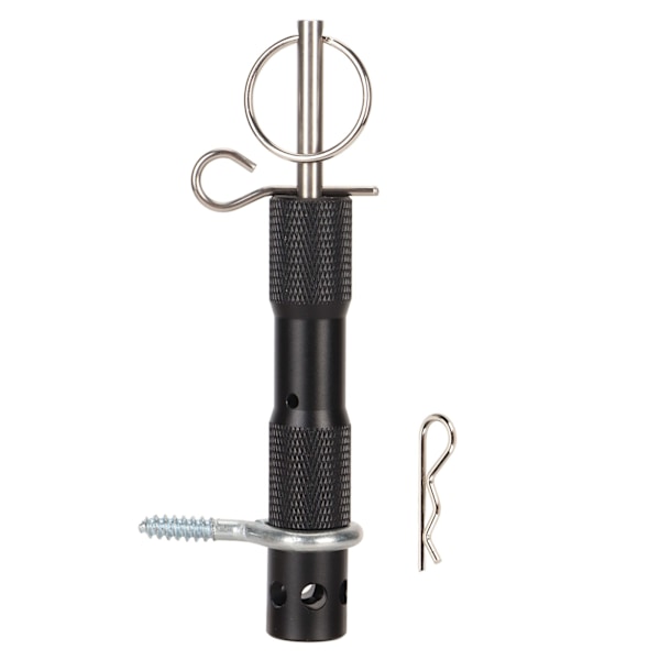 Perimeter Trip Alarm Metall Camping Trip Wire Alarm Enhet Tidig Varning Säkerhetssystem för Camping och Fastighetssäkerhet Svart