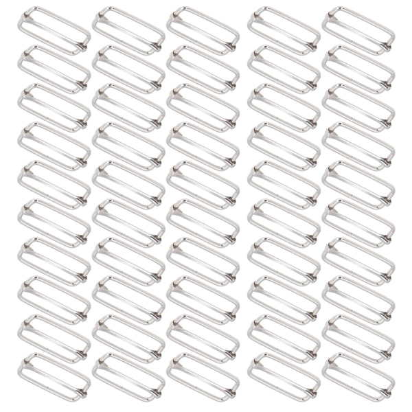 Justeringsspänne Järn Dragkärna Justeringslinje Spänne Bältesväska Rem Spänne Dekorativa Tillbehör 3,8x38x15mm