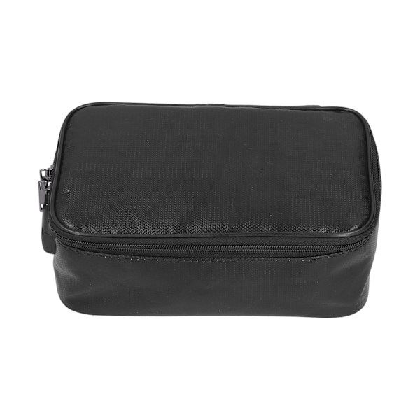 Certificate Storage Bag with Lock Waterproof Fireproof Document Bag File Organizer Bag Passport Money Storage CaseBlack