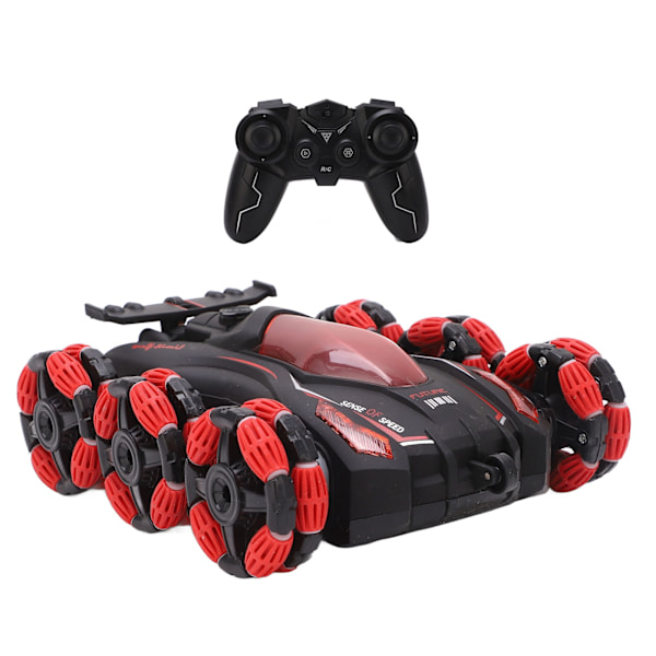 RC-temppua 360 asteen kierto 4-pyöräveto 2.4GHz kaukosäädin Drift-auto valosuihkulla yli 6-vuotiaille