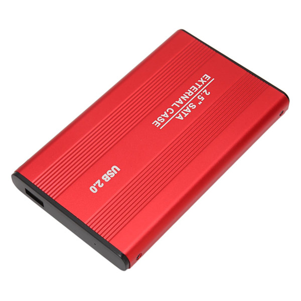 Ekstern Harddisk 2.5 Tommer Slank USB 2.0 Høj Hastighed Plug and Play Mobil Harddisk til Computer PC Rejse Rød 500GB