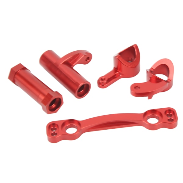 RC Styrgruppssats i Aluminiumlegering Hög Styrka RC Styrgrupp för ARRMA 1/7 1/8 RC Bilar Röd
