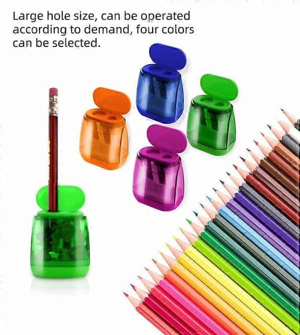 Manual Pencil Sharpener for School, Office, and Home