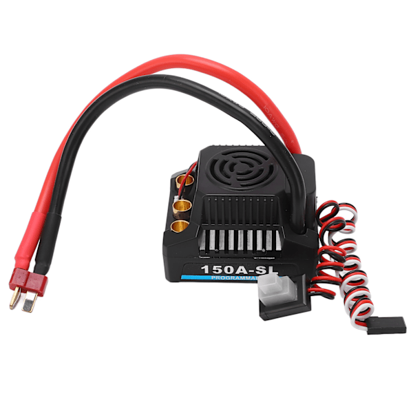 RC Brushless ESC 150A BCE Output 5A 5.8V Vandtæt Støvbestandig Sort Brushless ESC til 1/8 RC Truck