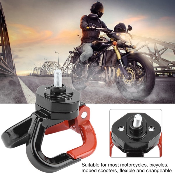 Multifunksjonell Hengerkrok i Aluminium for Motorsykkel, Scooter og Bagasje