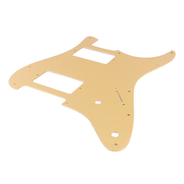 Elektrisk gitar pickguard aluminiumslegering 2 Humbucker gitarer Pick Guard skrapeplate luksus gullfarge