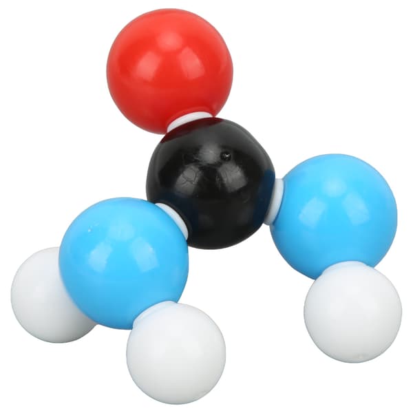 Kemisk atomstrukturmodel til gymnasieelever, tegning af molekylær struktur, tutorial, kugle- og pindudstyr