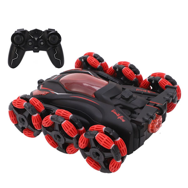 RC-temppua 360 asteen kierto 4-pyöräveto 2.4GHz kaukosäädin Drift-auto valosuihkulla yli 6-vuotiaille