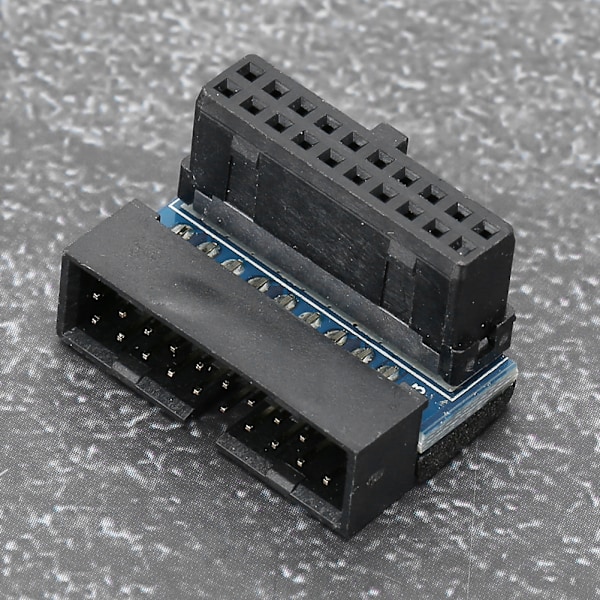 PH19-A Moderkort för stationär dator USB3.0 Sockel 90 Graders Vinklad USB-Sockel Konverterare
