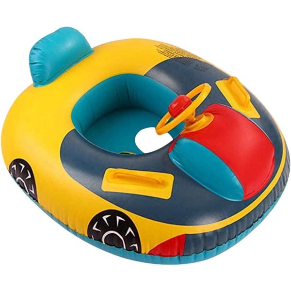Baby Uppblåsbar båt för barn Baby för barn Simträningsratt Simleksaker för barn, 1-5 år gamla, sommar