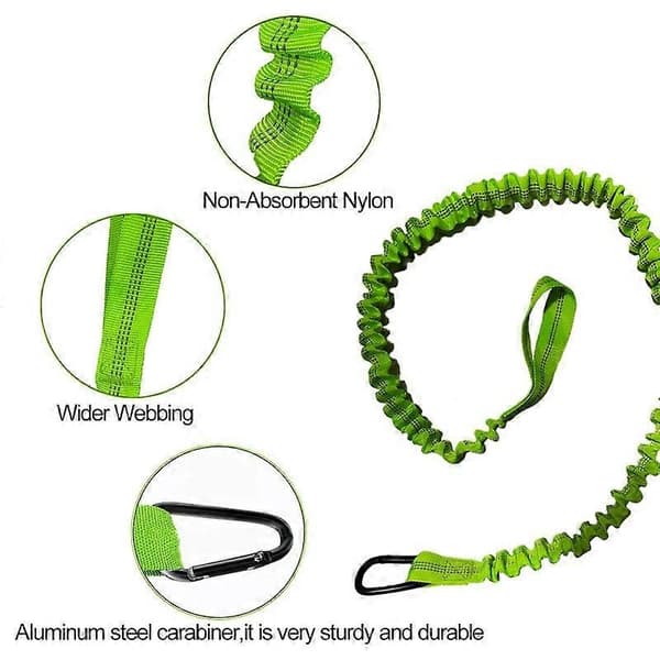 Paddle Leash Kayak Holder Tool Lanyard - Stretchable Paddle Strap