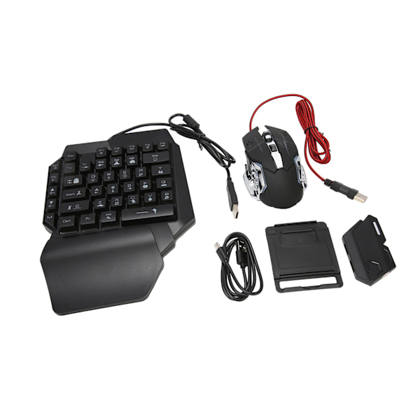 Tastatur Mus Konverter Sett Kablet Trådløs RGB Mekanisk Tastatur Mus Adapter Combo for Android for Harmony for IOS