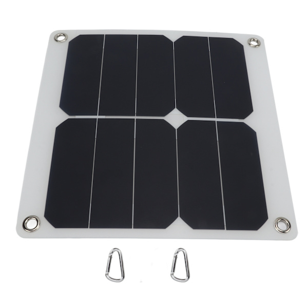 Solar Laddningspanel 15W 5V Mini Bärbar Polysilikon Semi Flexibel Usb Solpanel Laddare Solcellsmodul
