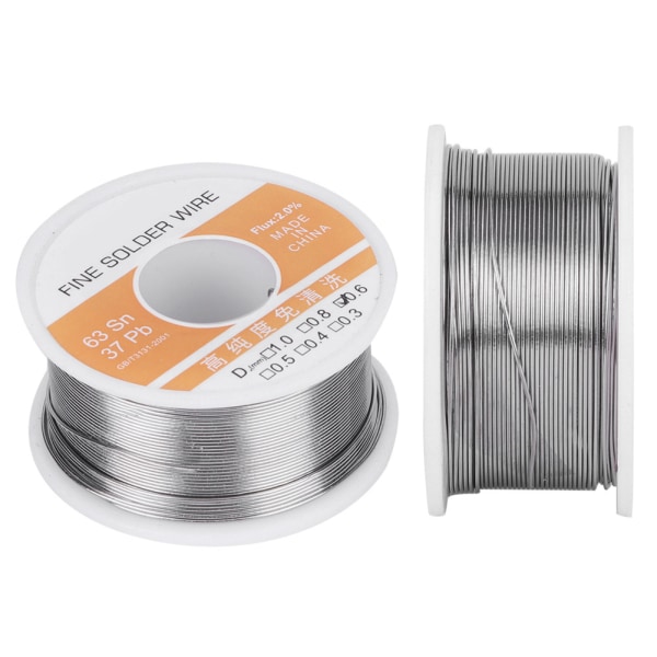 Plåttråd innehåller flussmedel Ingen rengöring Lödkolv Svetstillbehör 0,6 mm för elektriska