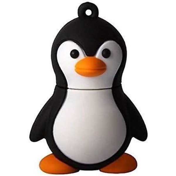 Söt Penguin Shaped Novelty USB minne - 64GB