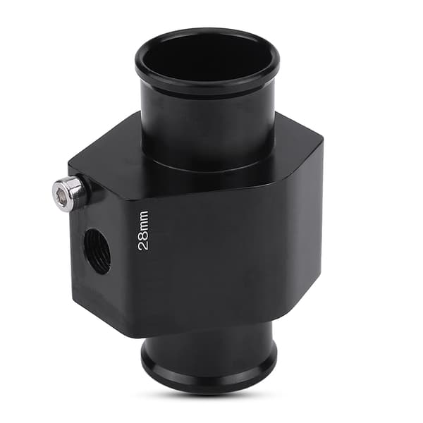 Bil Vand Temp Temperatur Samle Rør Slange Sensor Måler Adapter 28mm