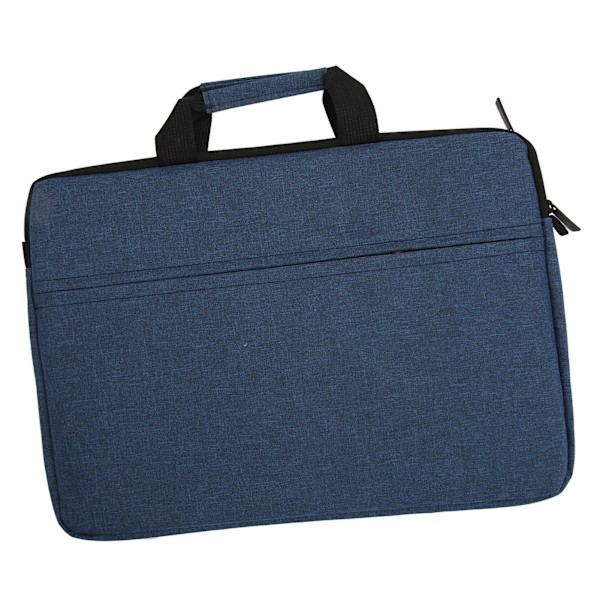 15,6 tums Laptopfodral Vattentätt Polyester Laptopväska Bärbar Notebook Skyddande Väska för Resa Affärsresa Mörkblå