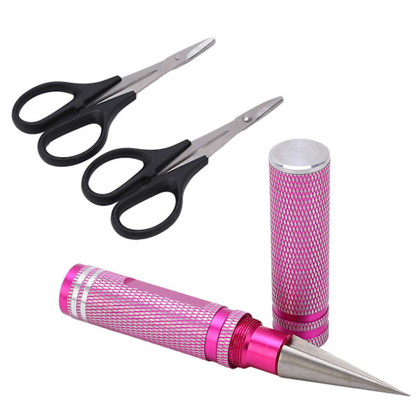 Universal RC Curved Scissors Kit 0‑14mm RC Car Hålslagare tillbehör för fjärrkontroll Car Drone Pink