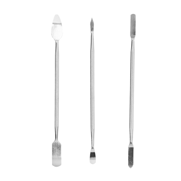 3st Metal Spudger 2 Ends Reparation Öppning Pry Tool Kit Universal för mobiltelefon Tablet Laptop