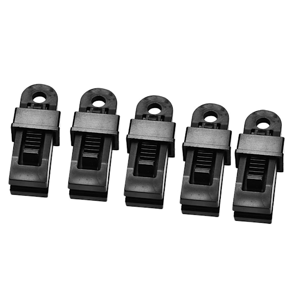 5 SetPack Tältklämma D Shape Lås Tält Markisklämma för utomhuscampingtillbehör