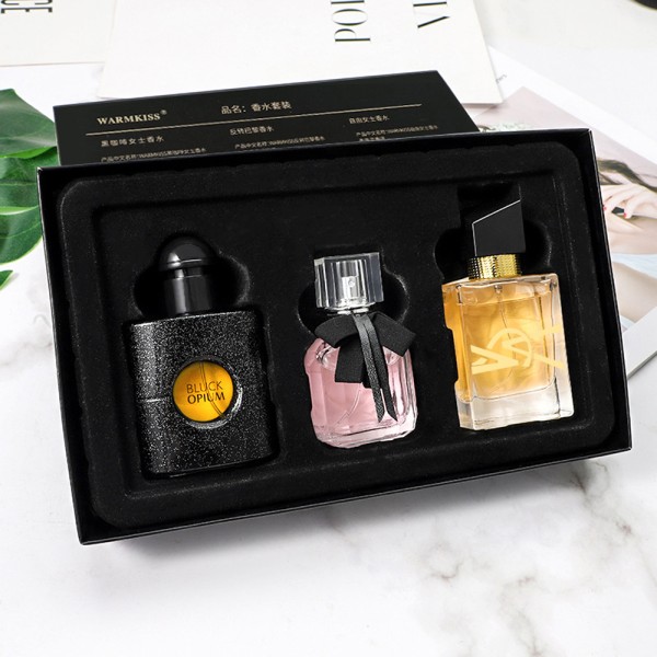 Parfym presentförpackning för kvinnor Liberty Black Opium Reversal Paris parfym i tre delar