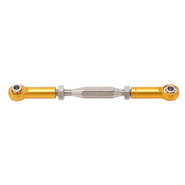 Justerbar RC Servostang Trækstang Metal Styrestang til JLB 1/10 RC Truck Biler Guld