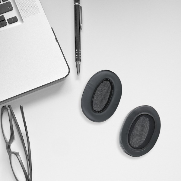 Udskiftningsbløde ørepuder Cover Headset Puder til Brainwavz HM5 Hovedtelefon Sort