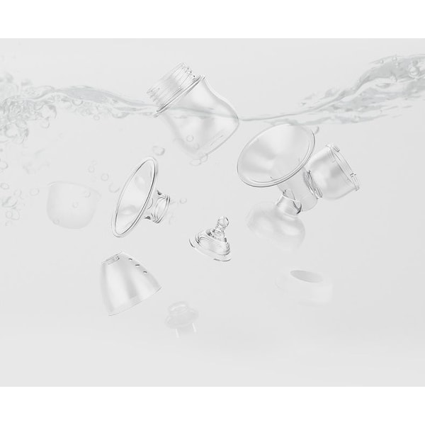 Rintapumppu pullolla Silikoninen rintapumppu Manuaalinen rintapumppu 100% elintarvikelaatuinen silikoninen rintapumppu