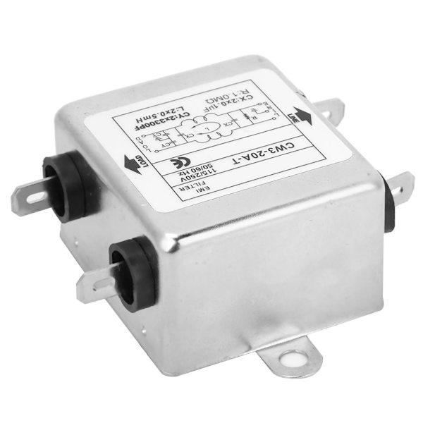 CW3-20A T Yksivaiheinen virtalähteen EMI-suodatin 115V/250V 50/60Hz