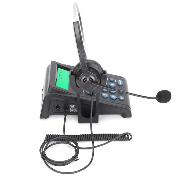 HT910 Call Center Trådbunden telefon med headset Telefon med rundstrålande set för kontorshem