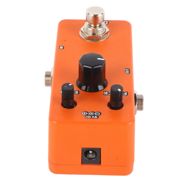 Elektrisk Guitar Effektpedal Enkelt Blok Mini Modulation Forstærker Simulerings Pedal Orange Delay