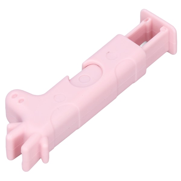 Förslutningsklämmor Stark Klämkraft Fuktsäker Giraffdesign Plastpåsklämmor för Matförvaring Brödpåsar Snackspåsar Rosa