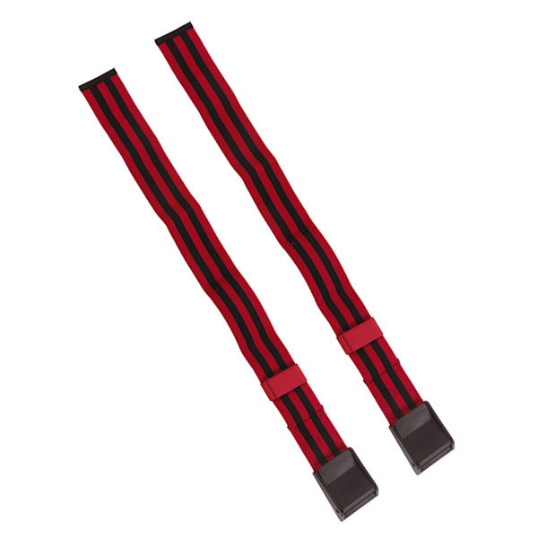 2st Fitness Occlusion Träningsband Blodflödesrestriktion Träningsinpackning för muskelbyggande Träning Röd för Arm 64cm