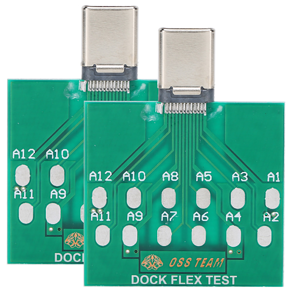 2 kpl Dock Test Board USB 5 Pin Akun Virran Latausportti Helppo Testauskorjaus Android Type C -puhelimelle (1)