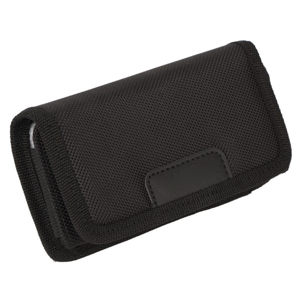 Telefonbältesväska med bältesklämma för iPhone 14 Pro, iPhone 14, iPhone 13 Mini, Samsung Galaxy S23 (svart)