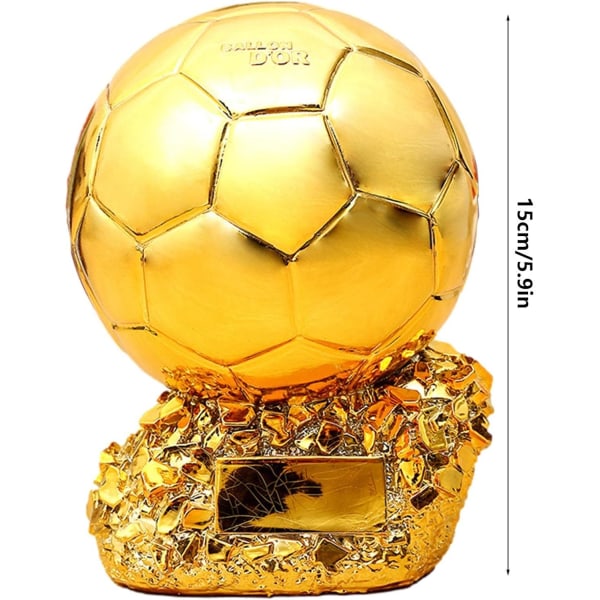 1 fotbolls-VM-pokal, Ballon d'Or fotbollstrofé, guld