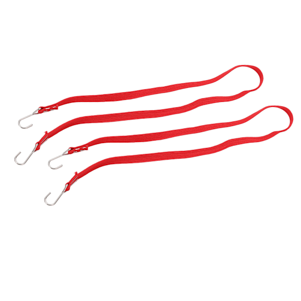 2 kpl RC Elastisen Bagagehihnoja Nylon Yleinen RC Bungee Kiinnitys Naru Kaikille RC Autoille Punainen