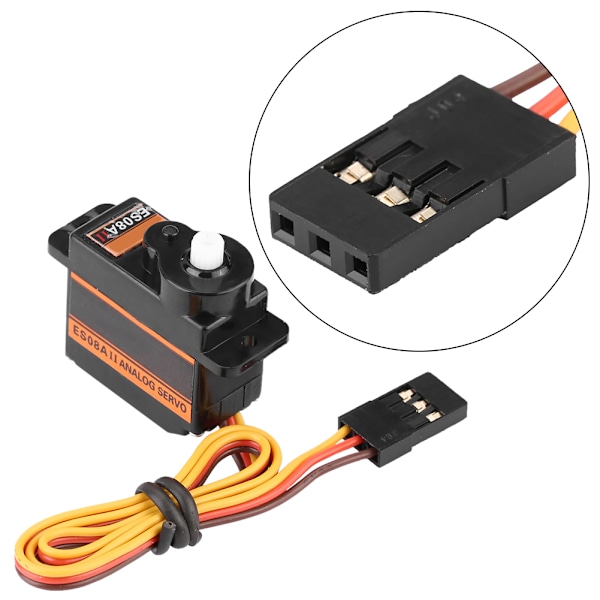 EMAX ES08AII Micro mycket känslig analog servo för RC-modell