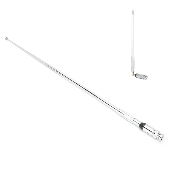 VHF/UHF118‑136 Bilantenne Luftfrekvensområde Lang Stang Bøjelig BNC-interface