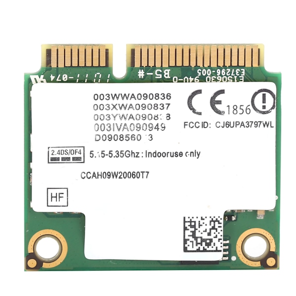 Trådløst netværkskort DualBand 300M 2.4 5G Wifi PCIE til Intel AdvancedN WiMAX 6250