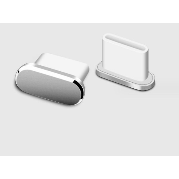 USB C set Samsung Galaxy S21/Ultralle, Redmi Note 10 Pro, Huawei Mate 30:lle - Portin cap [4 kpl]