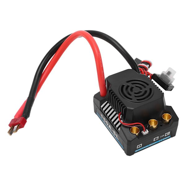 RC Brushless ESC 150A BCE Output 5A 5.8V Vandtæt Støvbestandig Sort Brushless ESC til 1/8 RC Truck