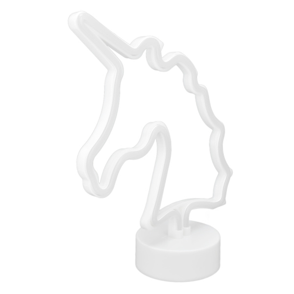 LED-neonvalo, eläimen muotoinen, koristeellinen, värikäs, USB-paristokäyttöinen kylttivalo jalustalla makuuhuoneeseen, baariin, kotiin