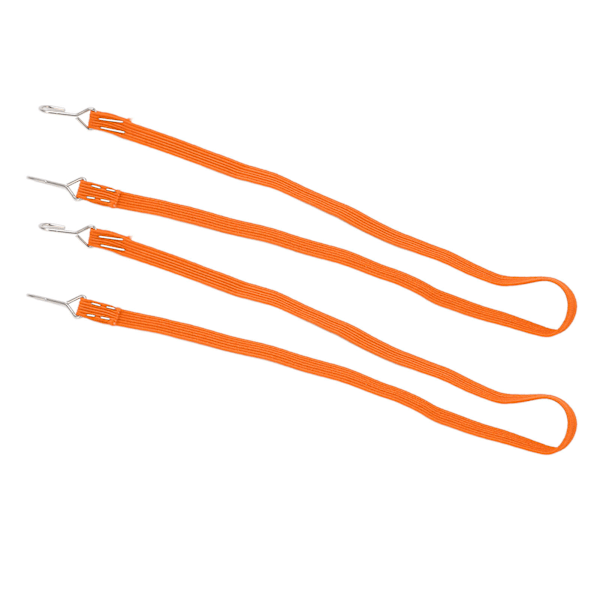2 kpl RC Elastisen Bagagehihnoja Nylon Yleinen RC Bungee Kiinnitysjohto Kaikille RC-autoille Oranssit