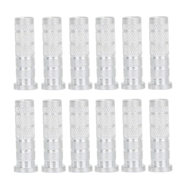 12 stk. Erstatningsbueskydningsbase aluminiumindsatser til kulpile 6,2 mm
