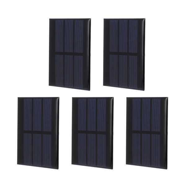 5 stk Mini Solar Panel Modul System Hjem DIY Projects Leker Batterilading 0,65W DC1,5V
