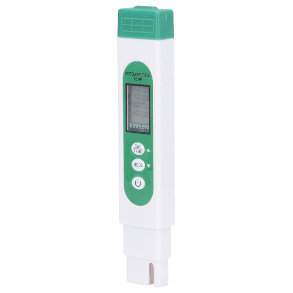 Vattenkvalitetstestare 5 i 1 TDS EC Salt S.G Temp Meter Digital Display för dricksvatten
