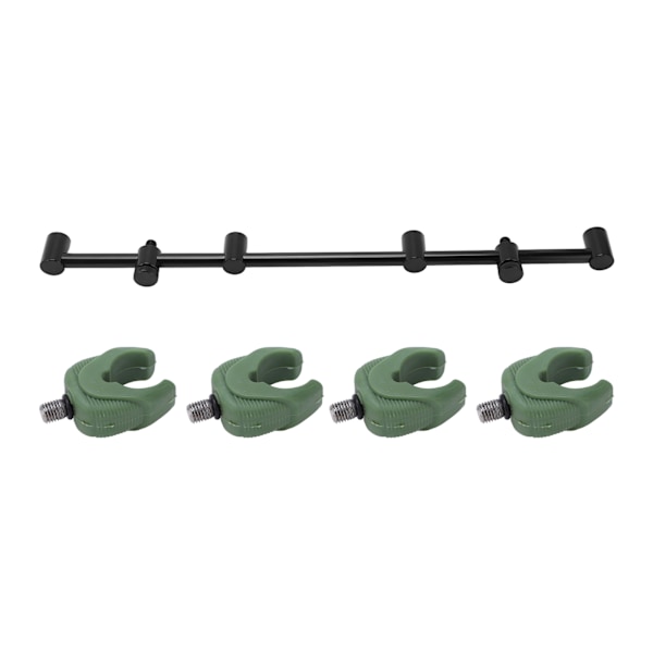 Fiske Stang Pod Stativ Holder Aluminium Legering Fiske Stang Pod Stativ Tverrstang Festesett (4 Hoder 45 cm Festesett 4 Hoder)