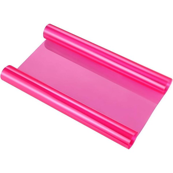 30 x 120 cm Pink gennemsigtig selvklæbende film til bil- og motorcykelforlygtedekoration og beskyttelse